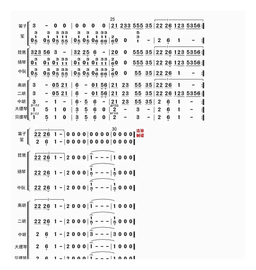 孝敬父母（总谱）
