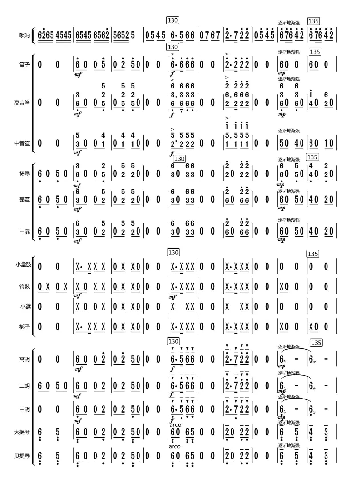 黄土情（总谱）