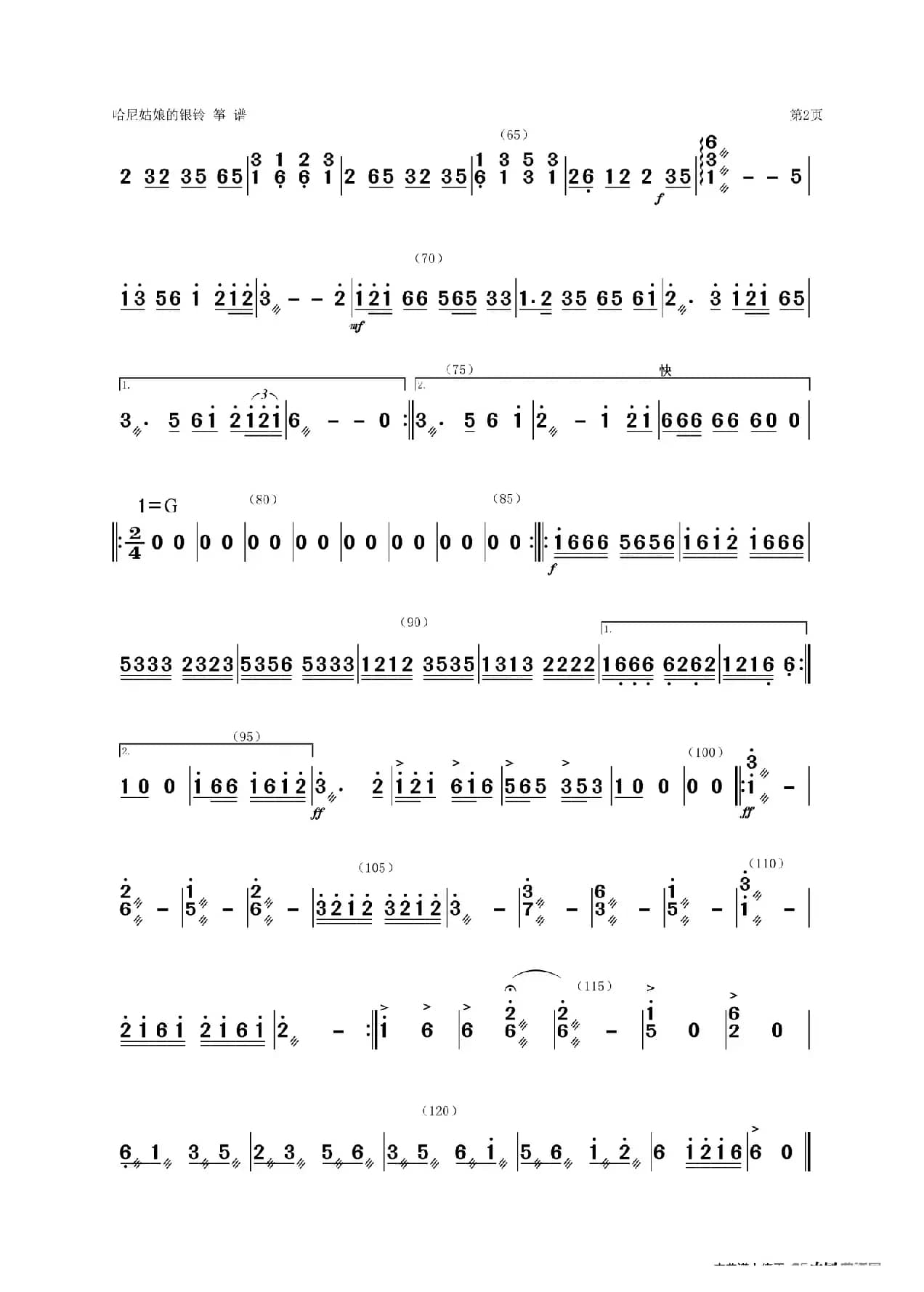 《哈尼姑娘的银铃》