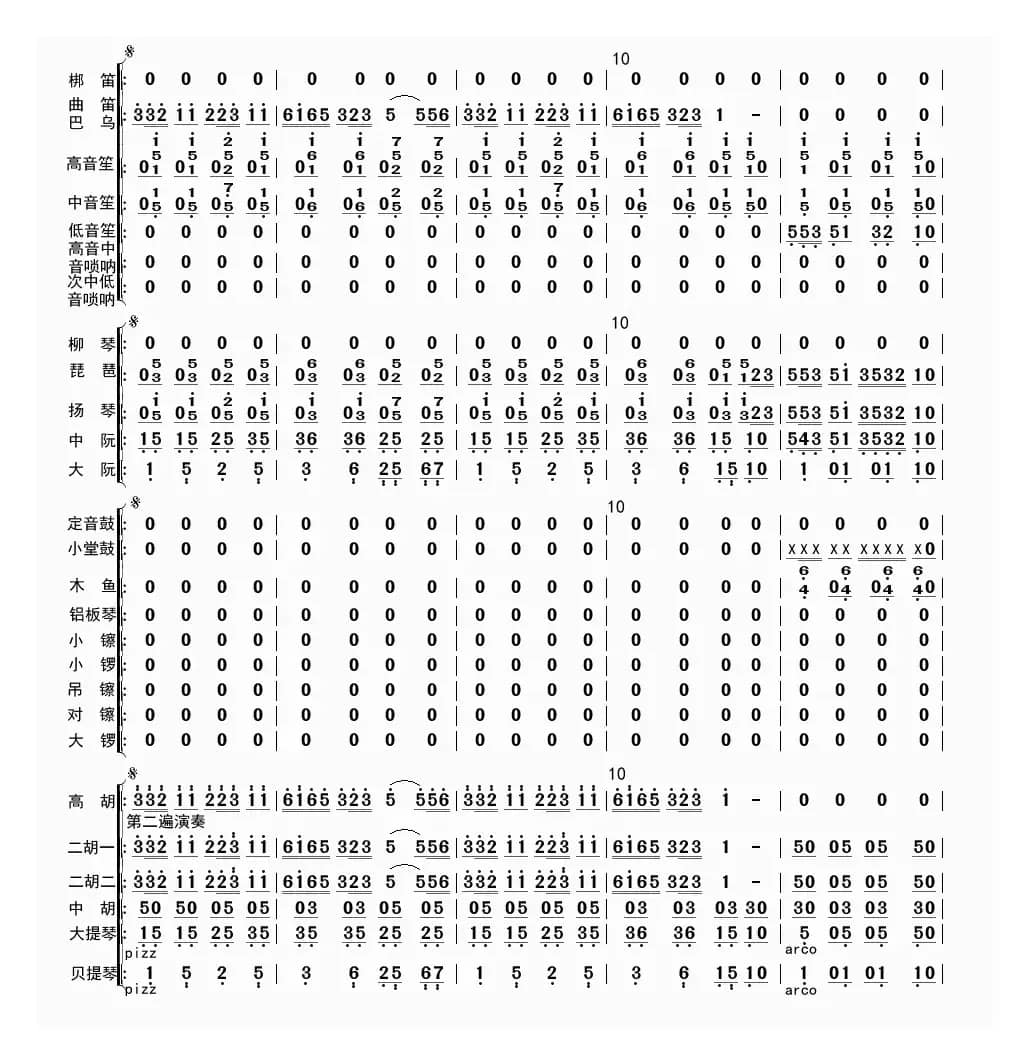 欢乐中国节（总谱）