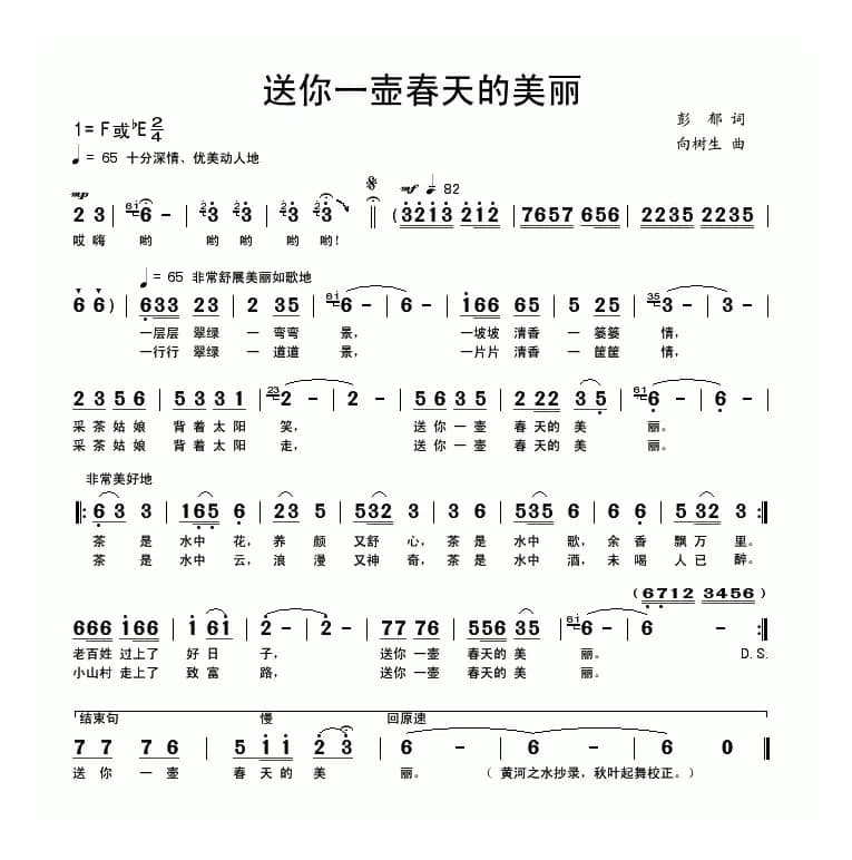 送你一壶春天的美丽