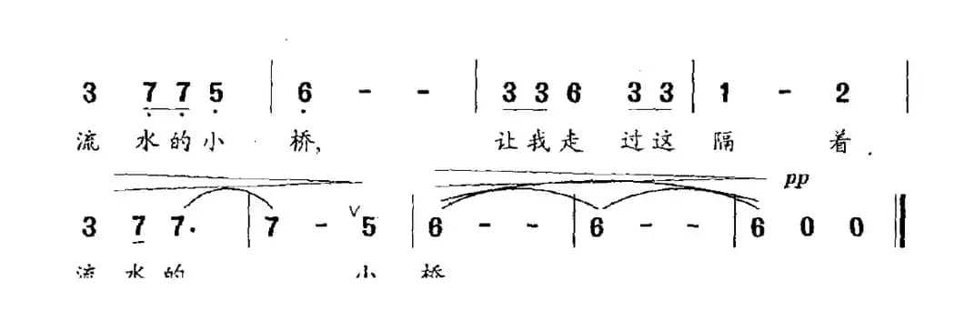 小桥流水（周龙然词 刘启明曲）
