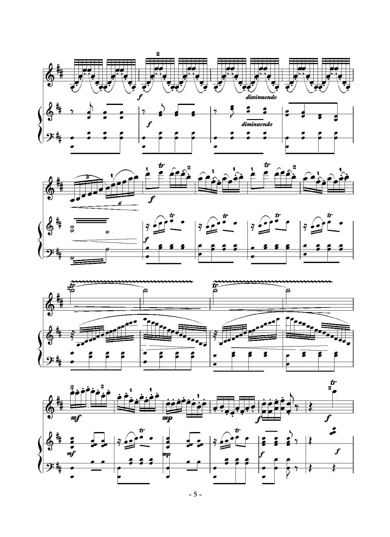 霓裳曲（小提琴独奏+钢琴伴奏）