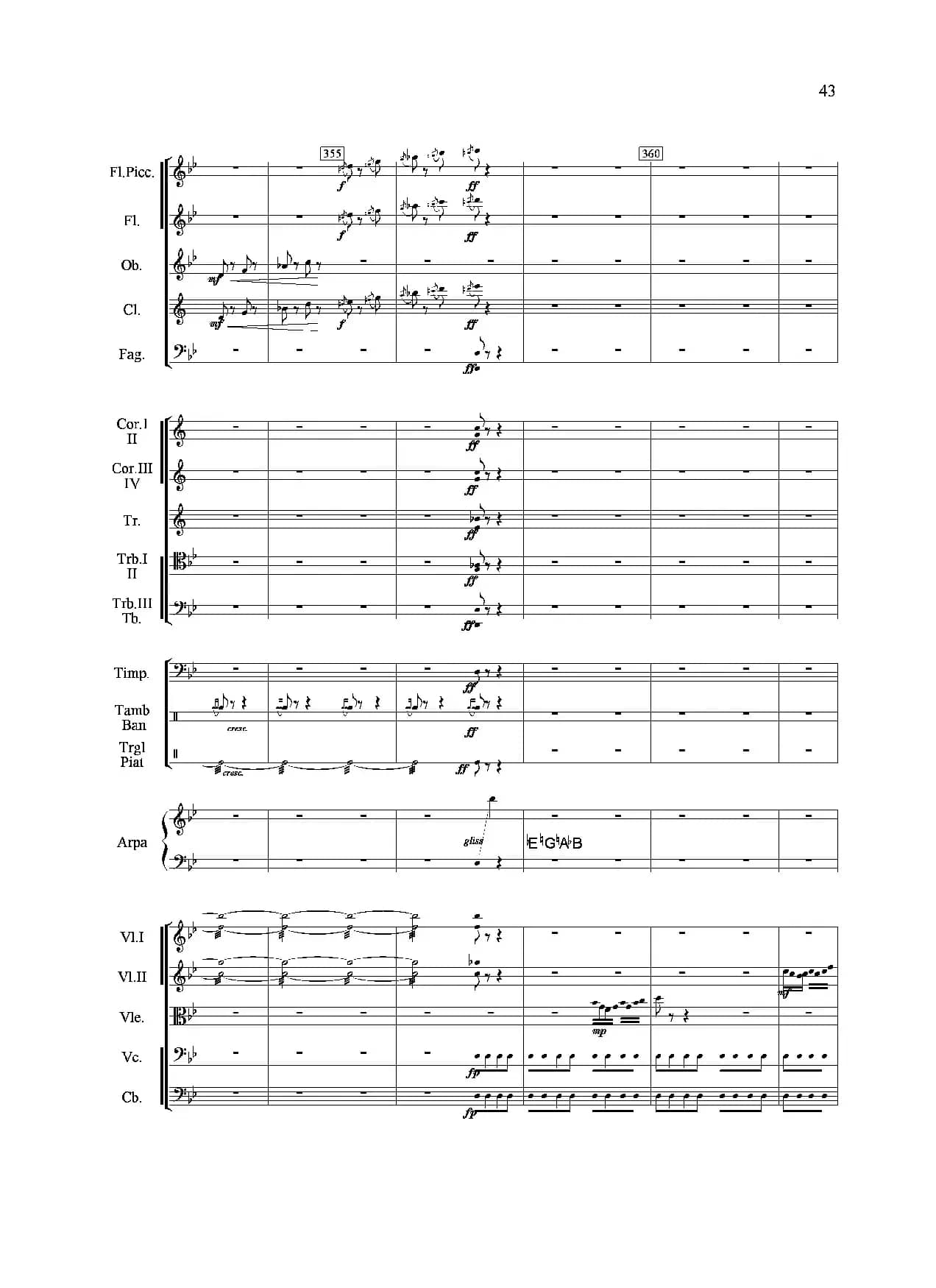 山歌妹传奇（交响组曲总谱）