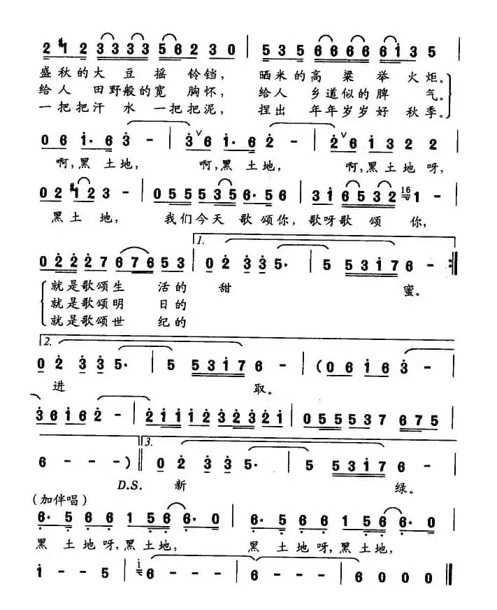 生我养我的黑土地