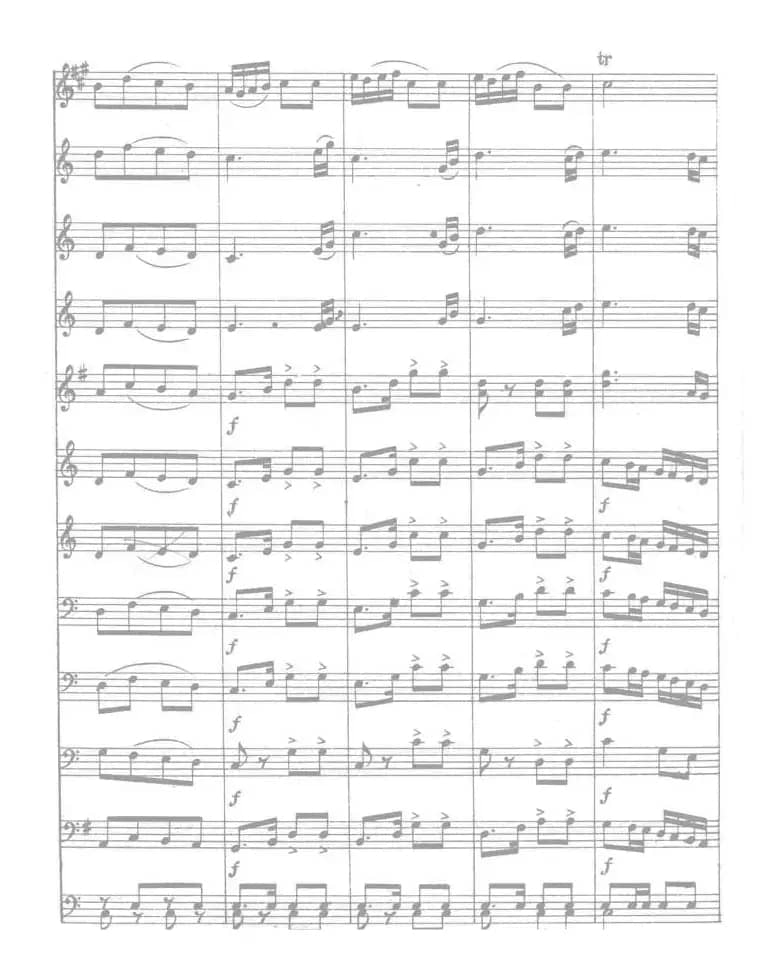 人民解放军进行曲(总谱)