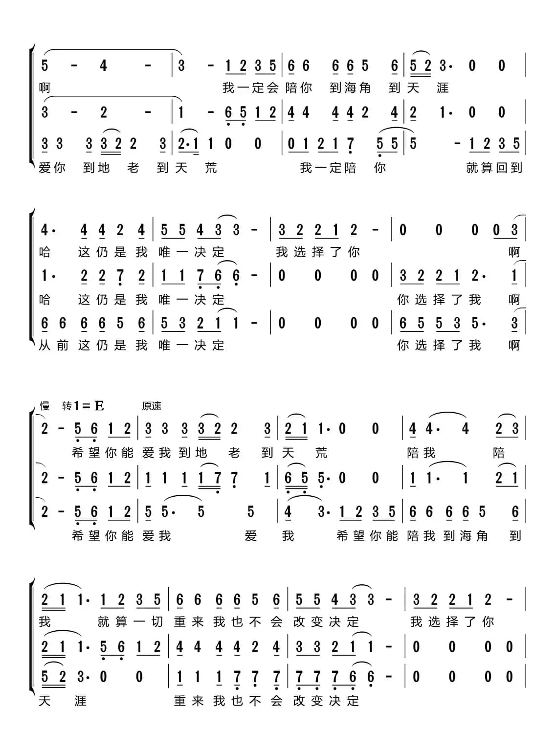 选择（梦之旅组合）