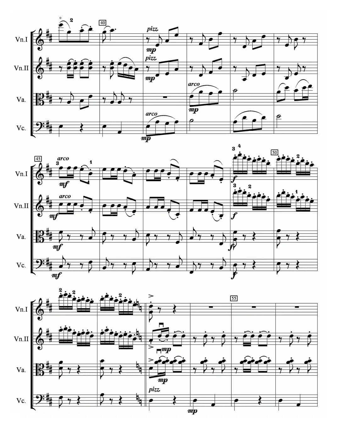 当红军去（弦乐四重奏）