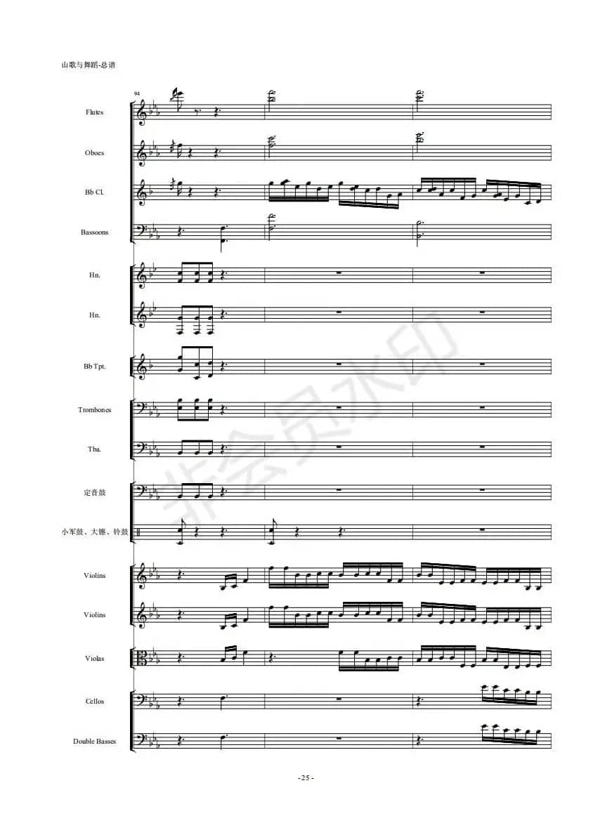 河南民歌组曲（第三乐章）