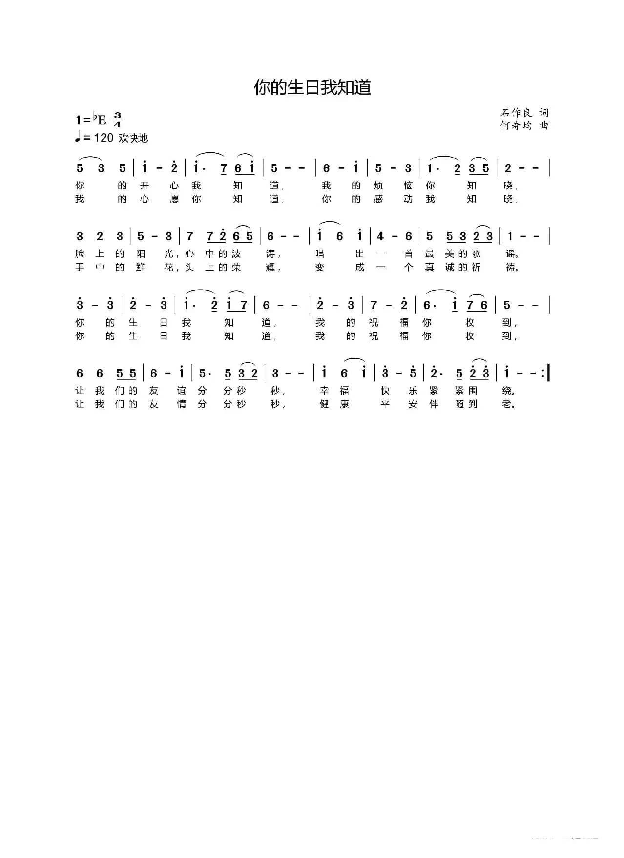 你的生日我知道