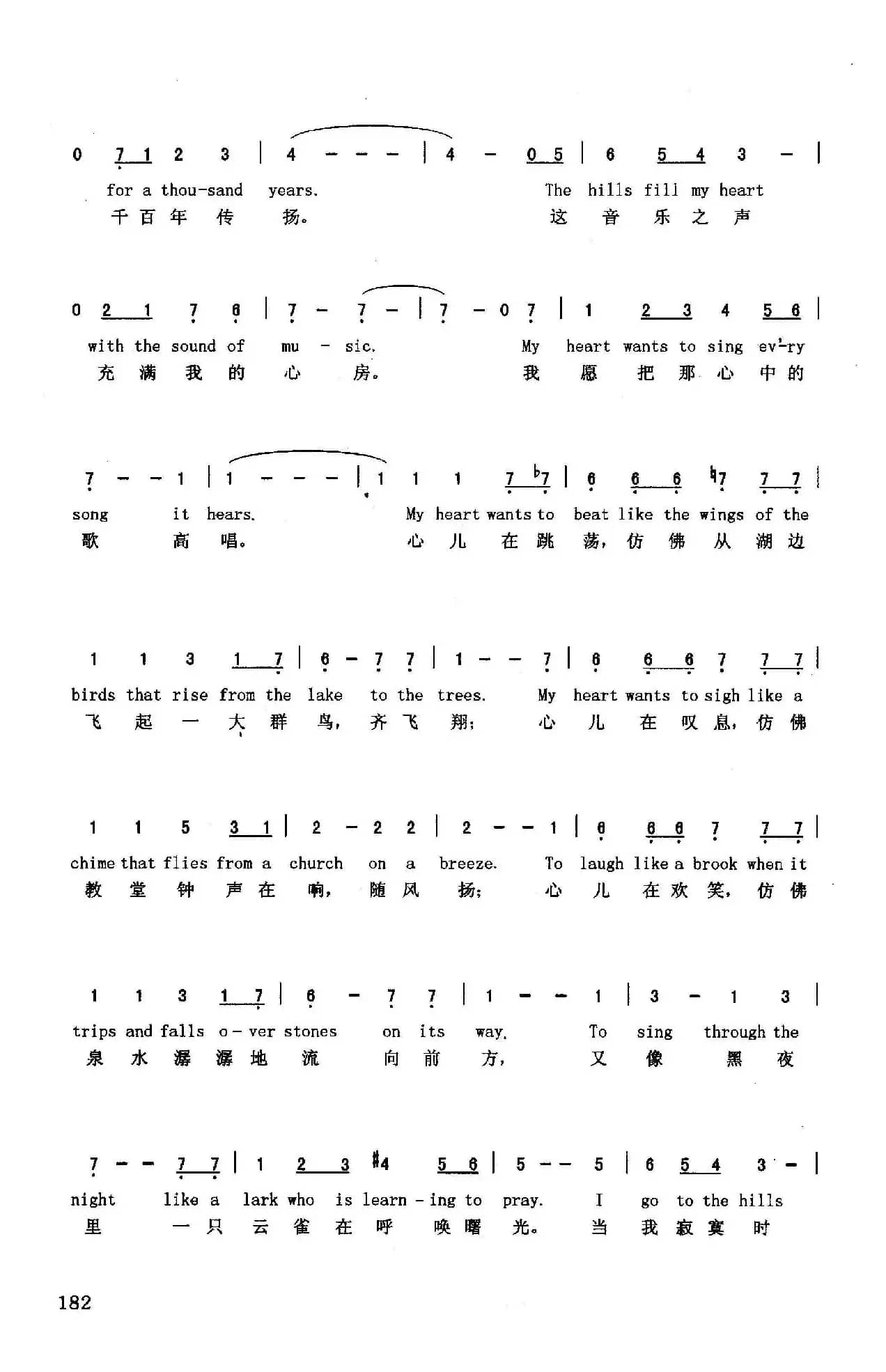 音乐之声（英汉）（音乐剧/影片《音乐之声》选曲）