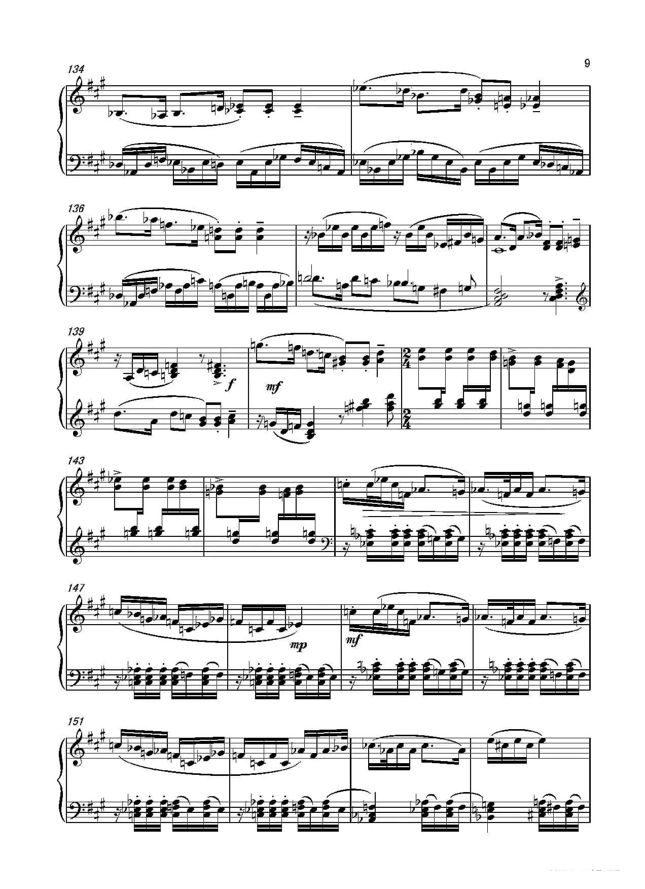 第六钢琴奏鸣曲Piano Sonata No.6（单乐章）