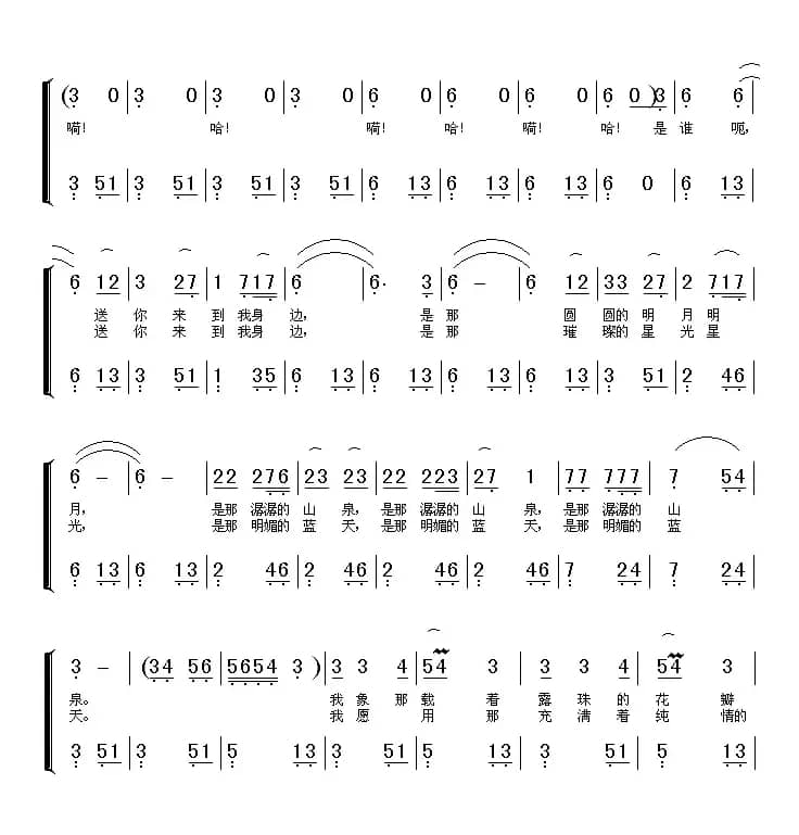 天竺少女（带伴奏）