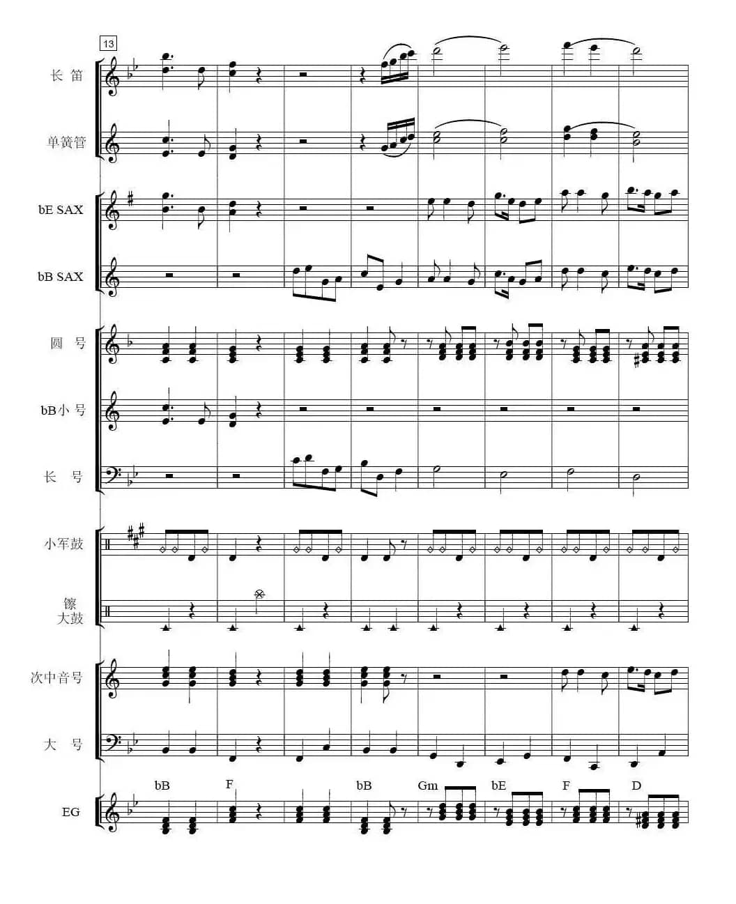 咱们工人有力量(总谱)1-7