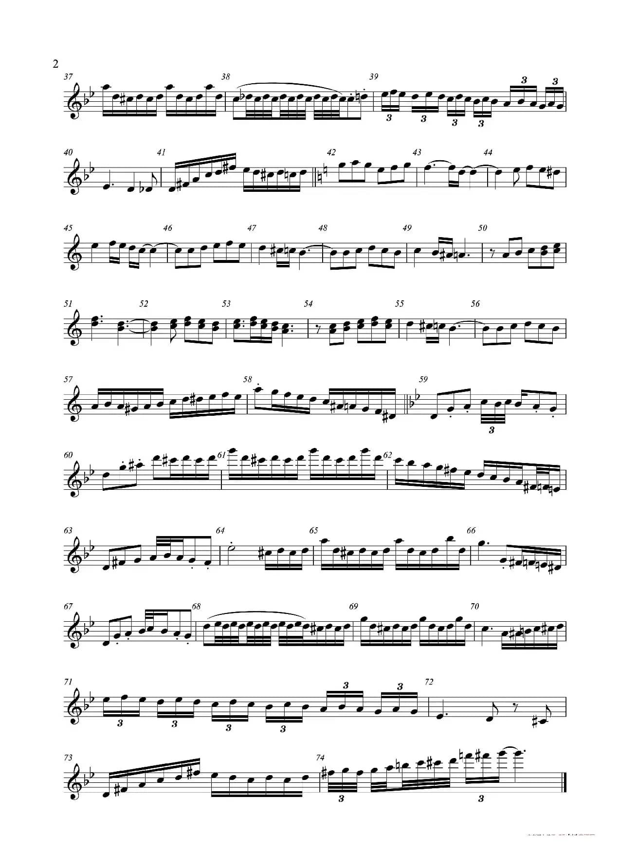 Valsentino -Bb- 五线谱（半音阶口琴）