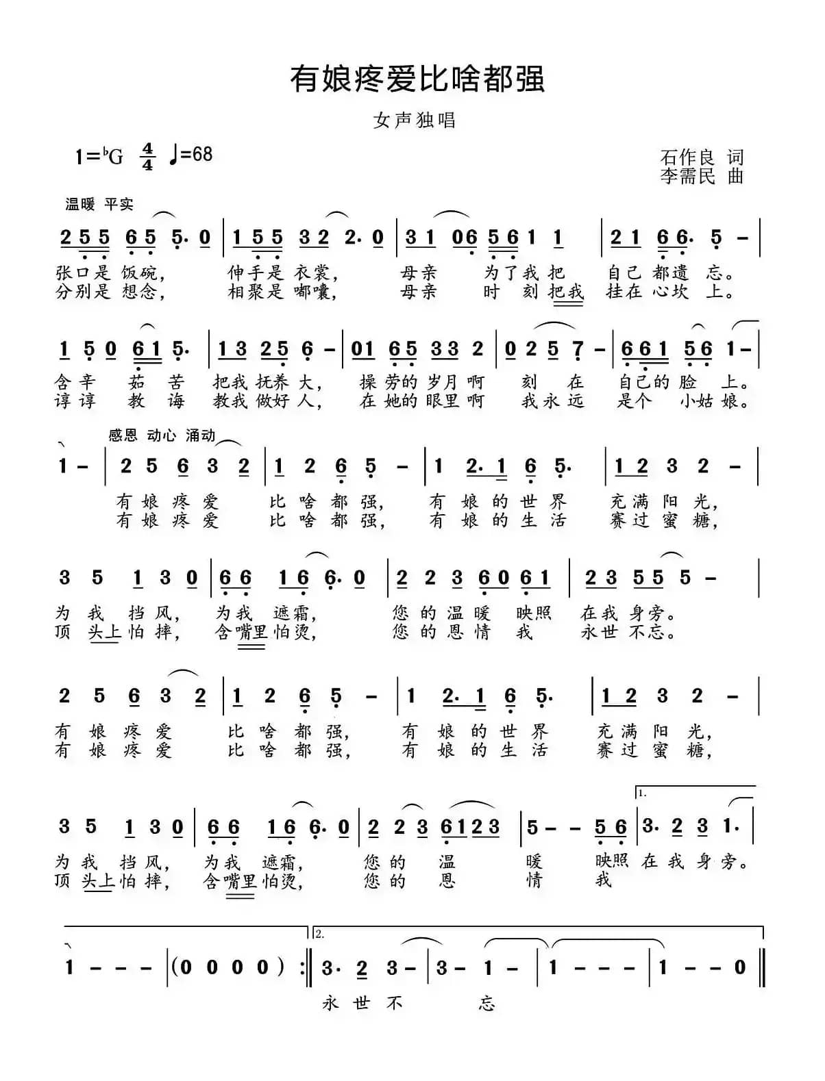 有娘疼爱比啥都强