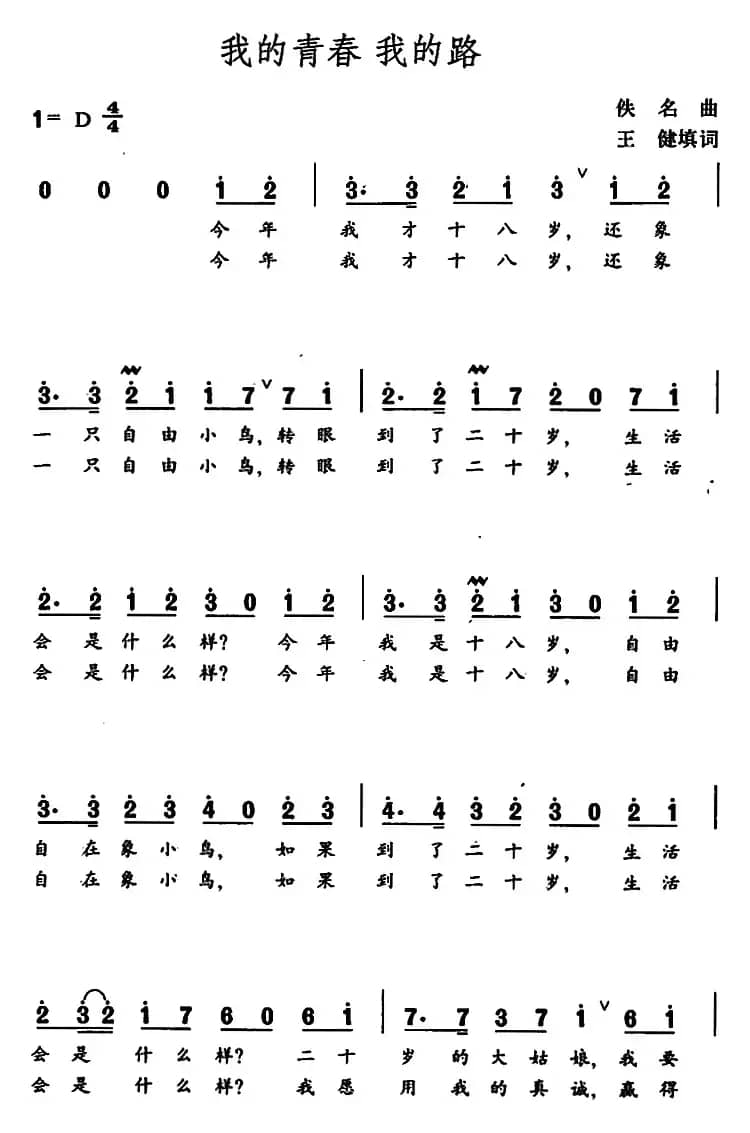 我的青春我的路