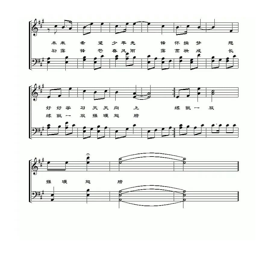 太行山上（简谱+五线谱）