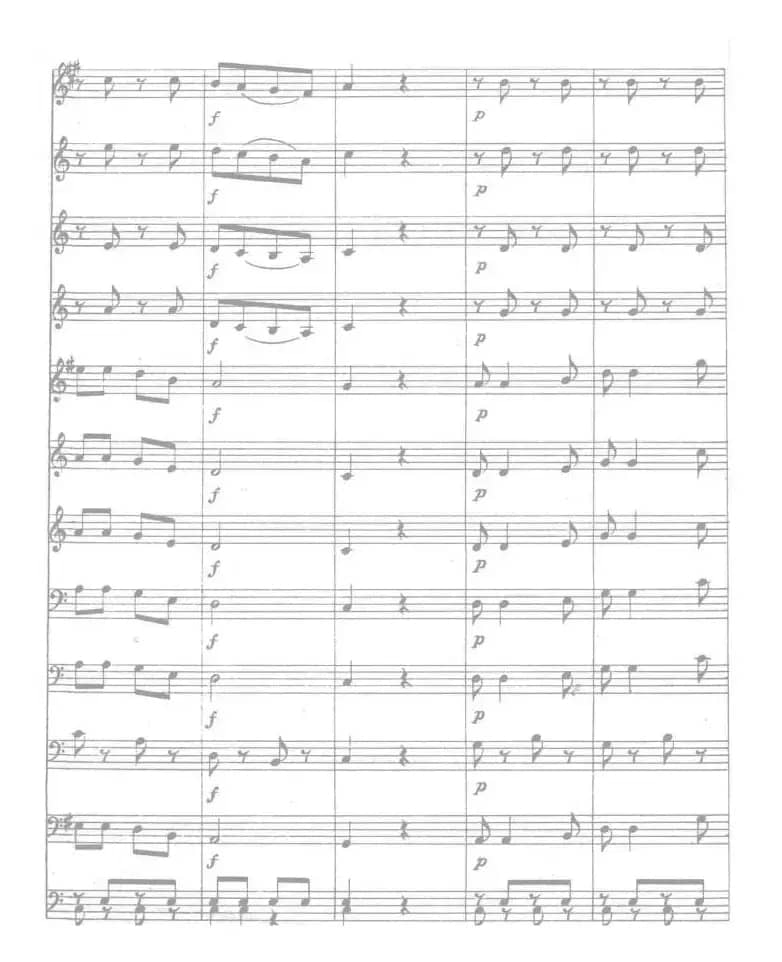 人民解放军进行曲(总谱)