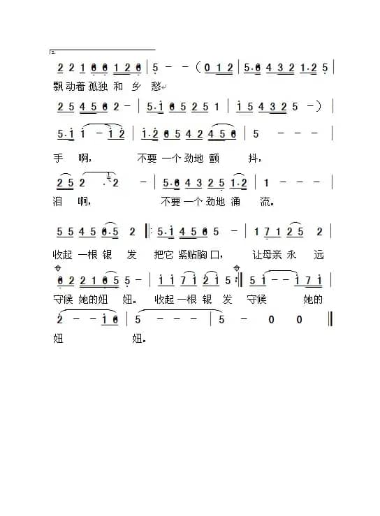 最后一次为母亲梳头