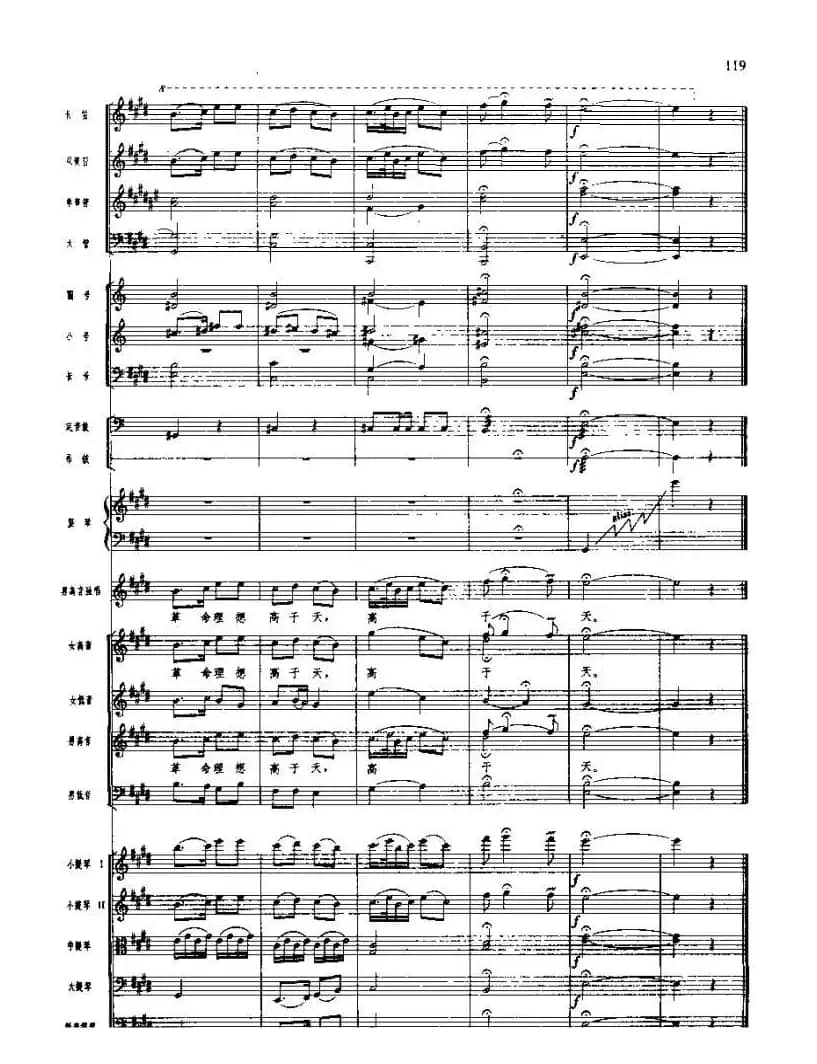 长征组歌(总谱线)六过雪山草地