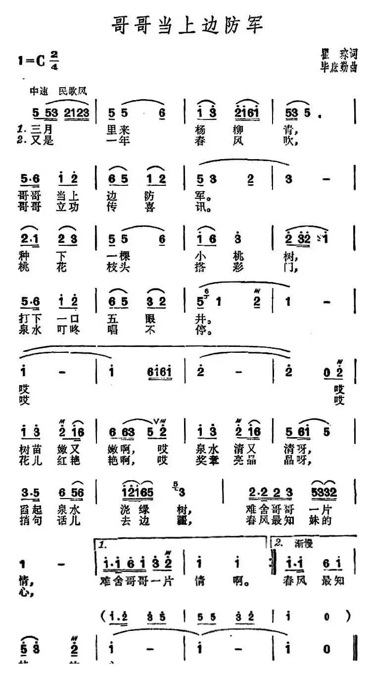 哥哥当上边防军 