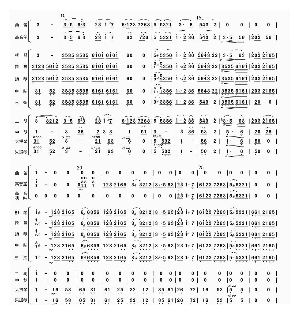 水乡风情（总谱）