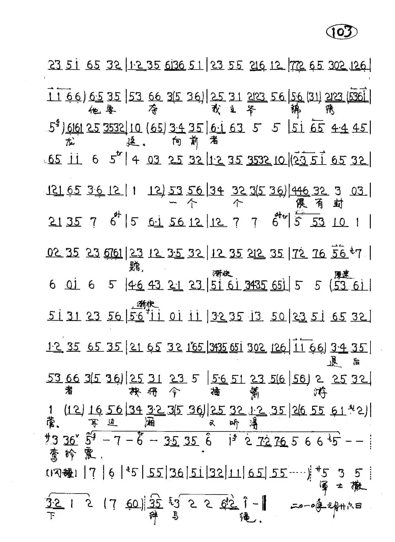杨宗保在马上忙传将令（京剧《四郎探母》巡营）