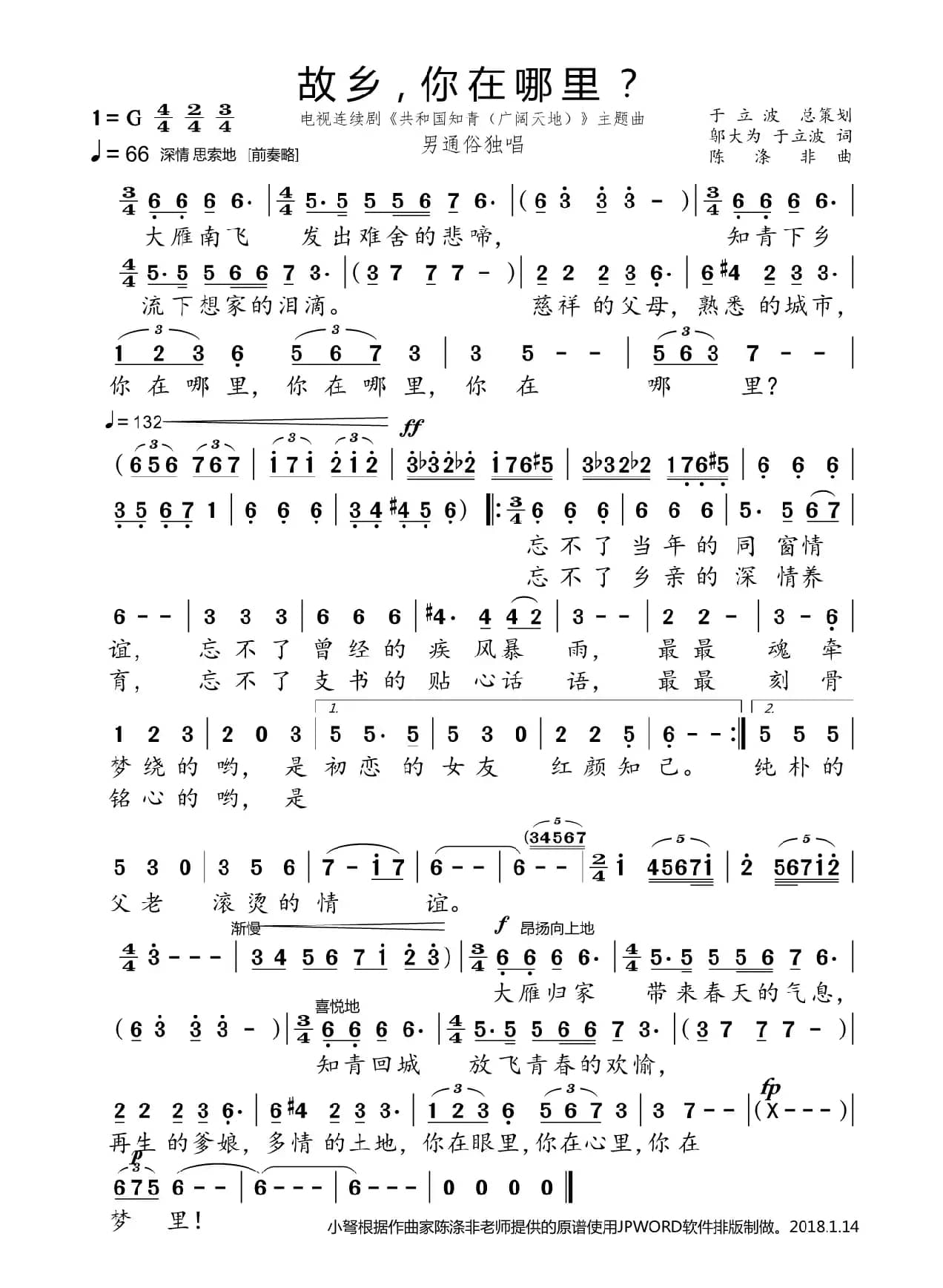 故乡，你在哪里？（知青50周年专辑）