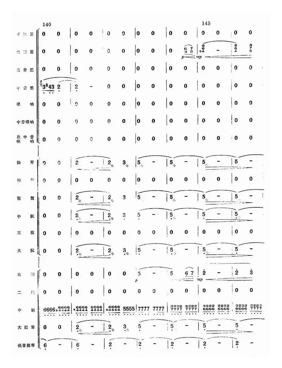 乱云飞（总谱）