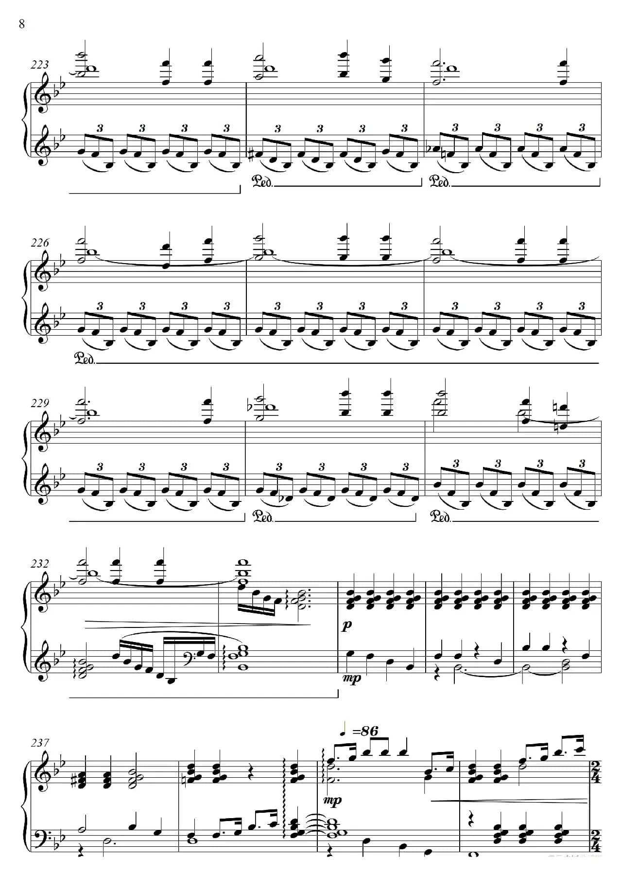第22钢琴奏鸣曲“信仰”Piano Sonata No`22（四个乐章）