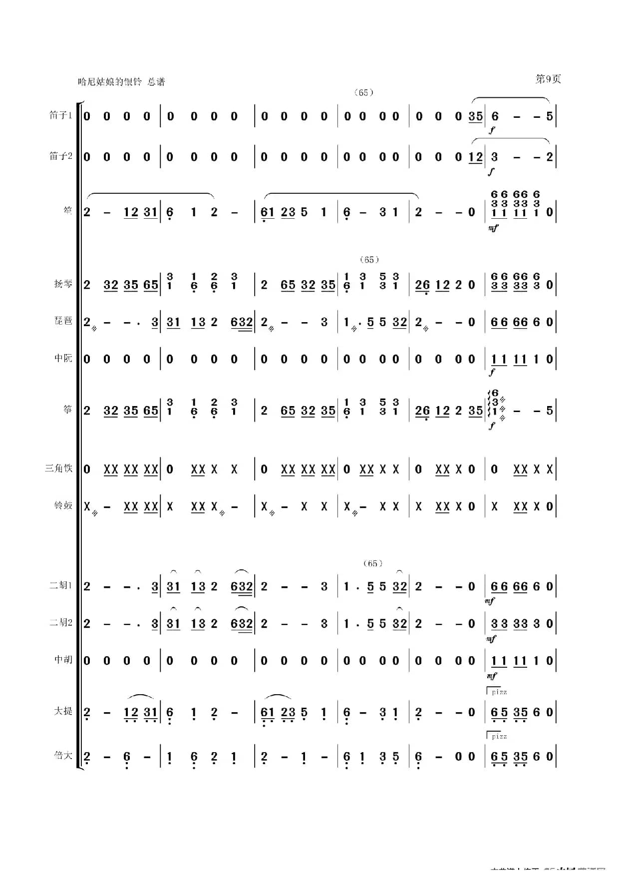 《哈尼姑娘的银铃》