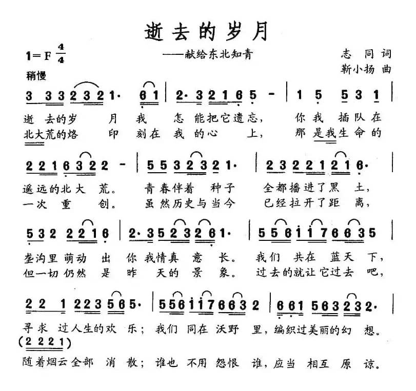 逝去的岁月——献给东北知青