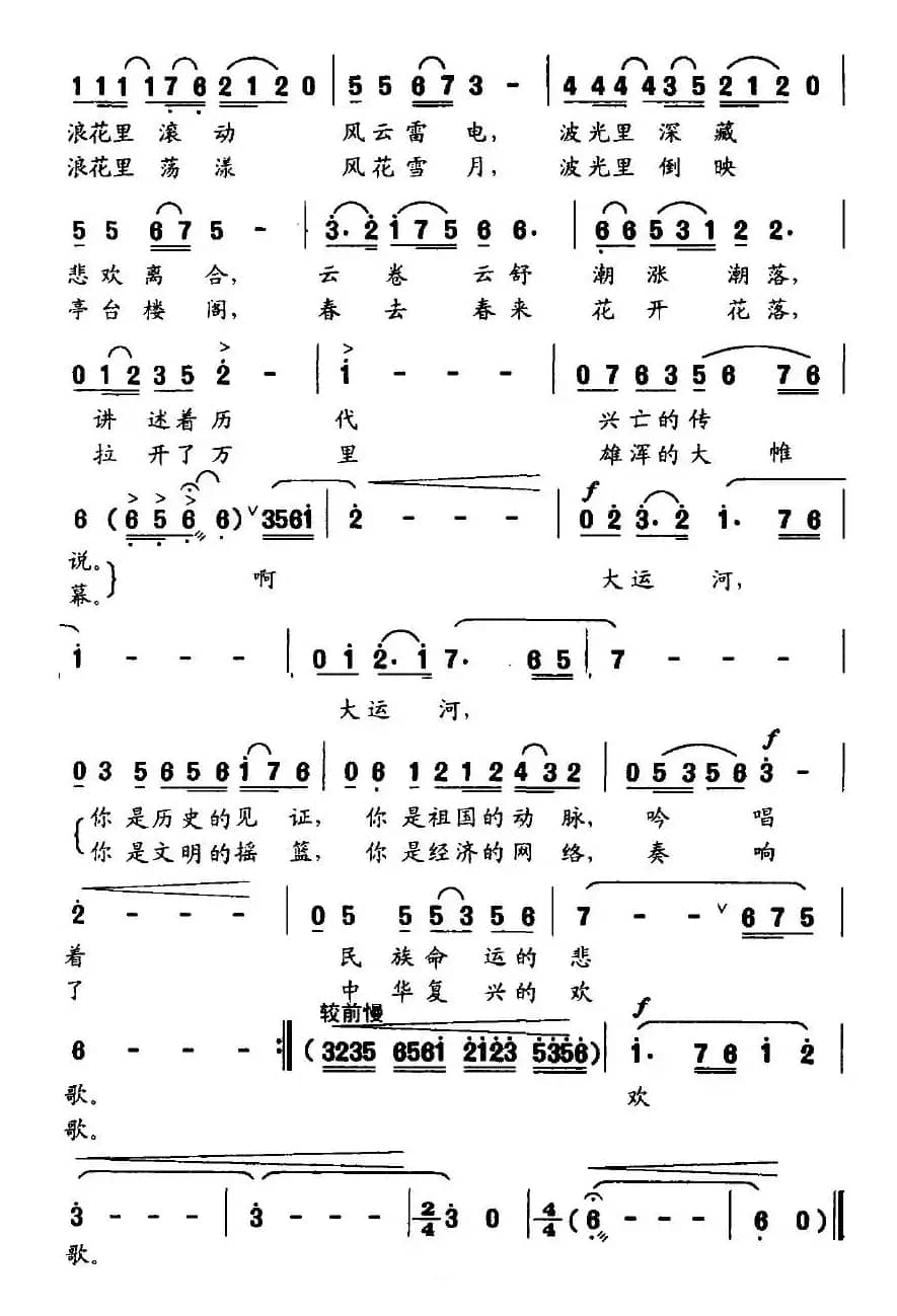 啊，中国大运河