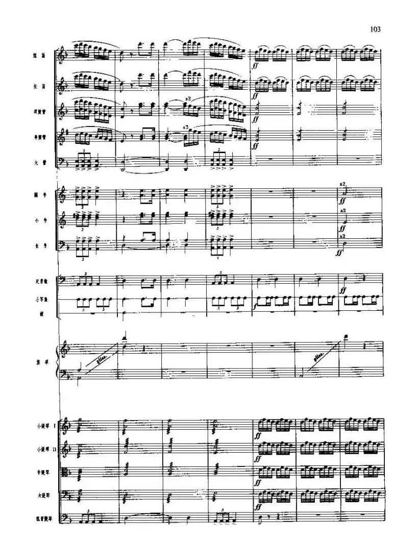 长征组歌(总谱线)六过雪山草地