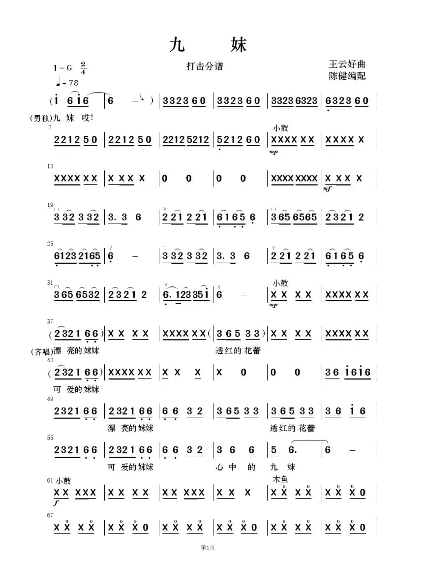 九妹（民乐合奏）