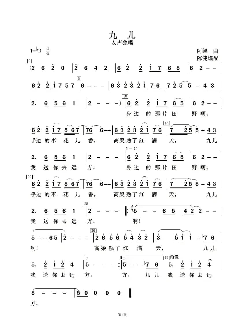 九儿（歌唱与乐队）