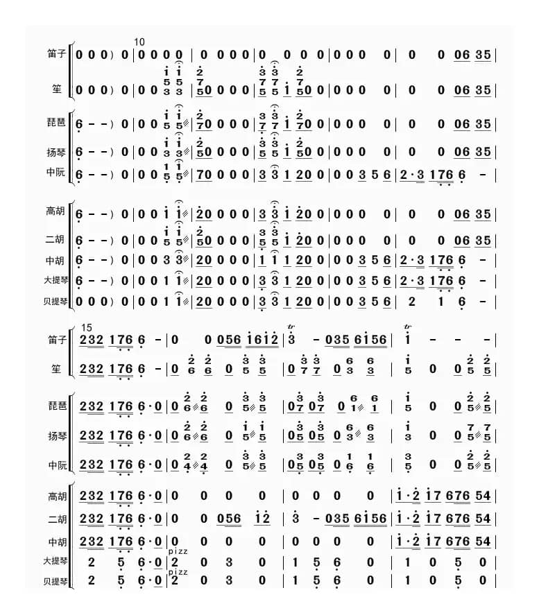 沁园春 雪（总谱）