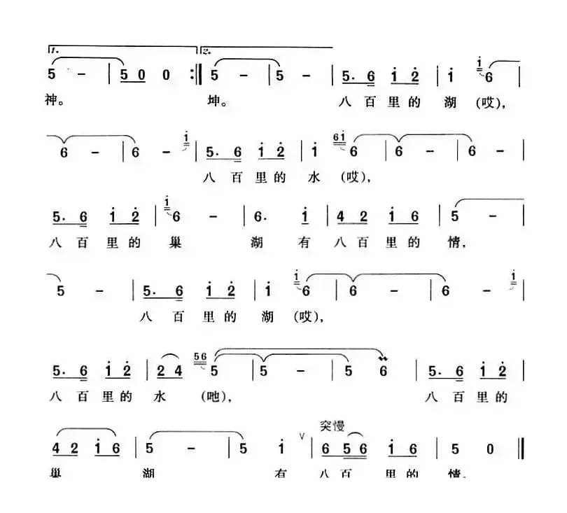 八百里的湖·水·情