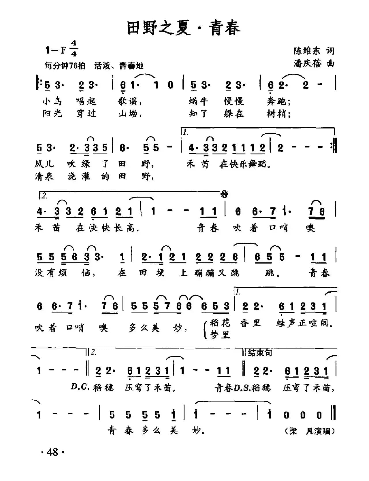 田野之夏·青春