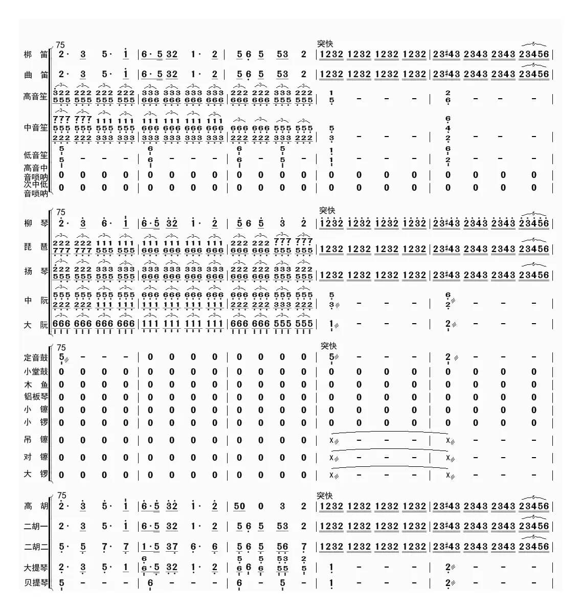 欢乐中国节（总谱）
