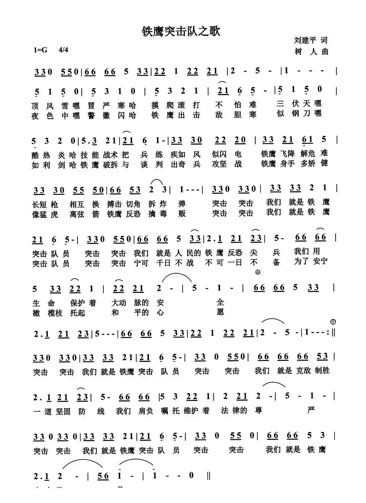 铁鹰突击队之歌