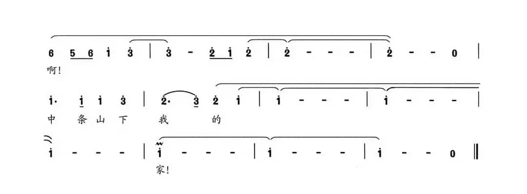 中条山下我的家