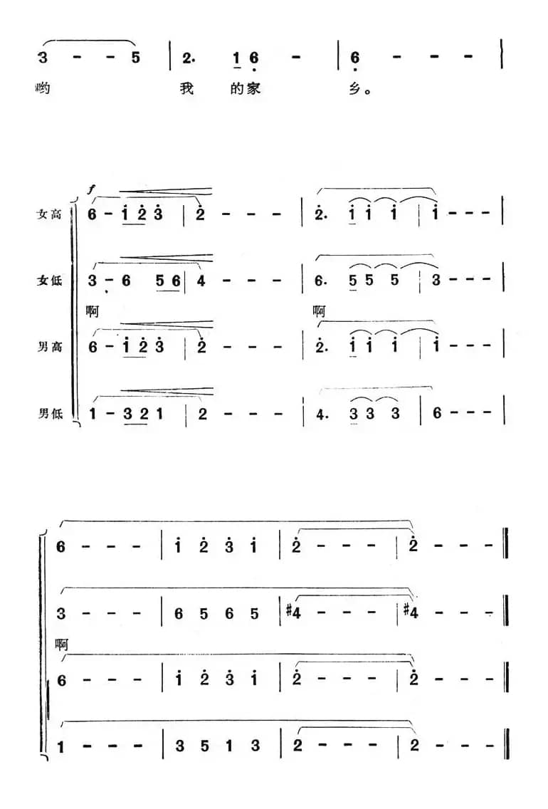 兴安岭啊我的家乡（电视片《鹿铃回响的地方》选曲）