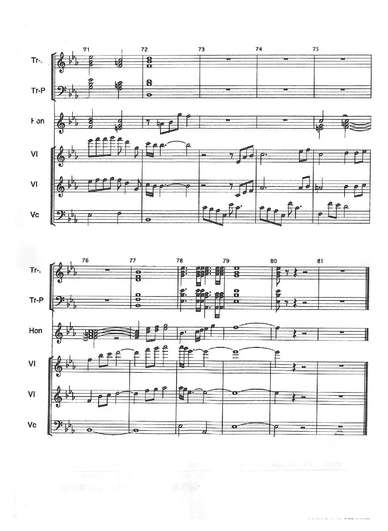 大地之春（管弦乐总谱）