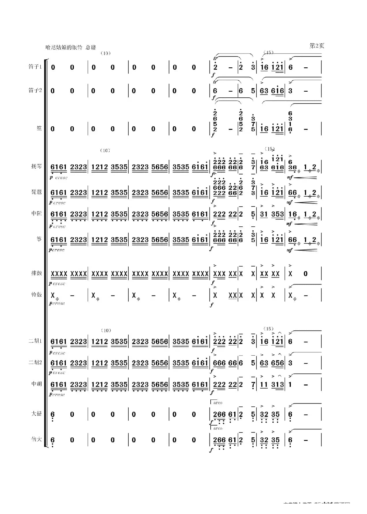 《哈尼姑娘的银铃》