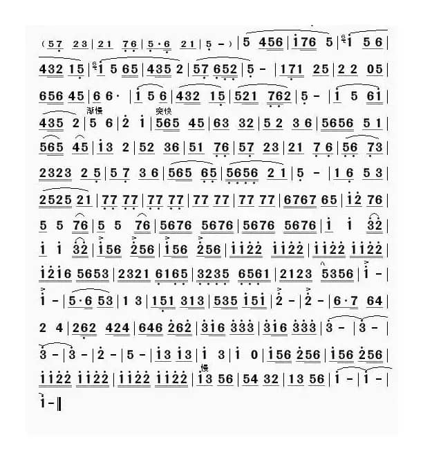 吕梁山下话当年（笛子独奏）