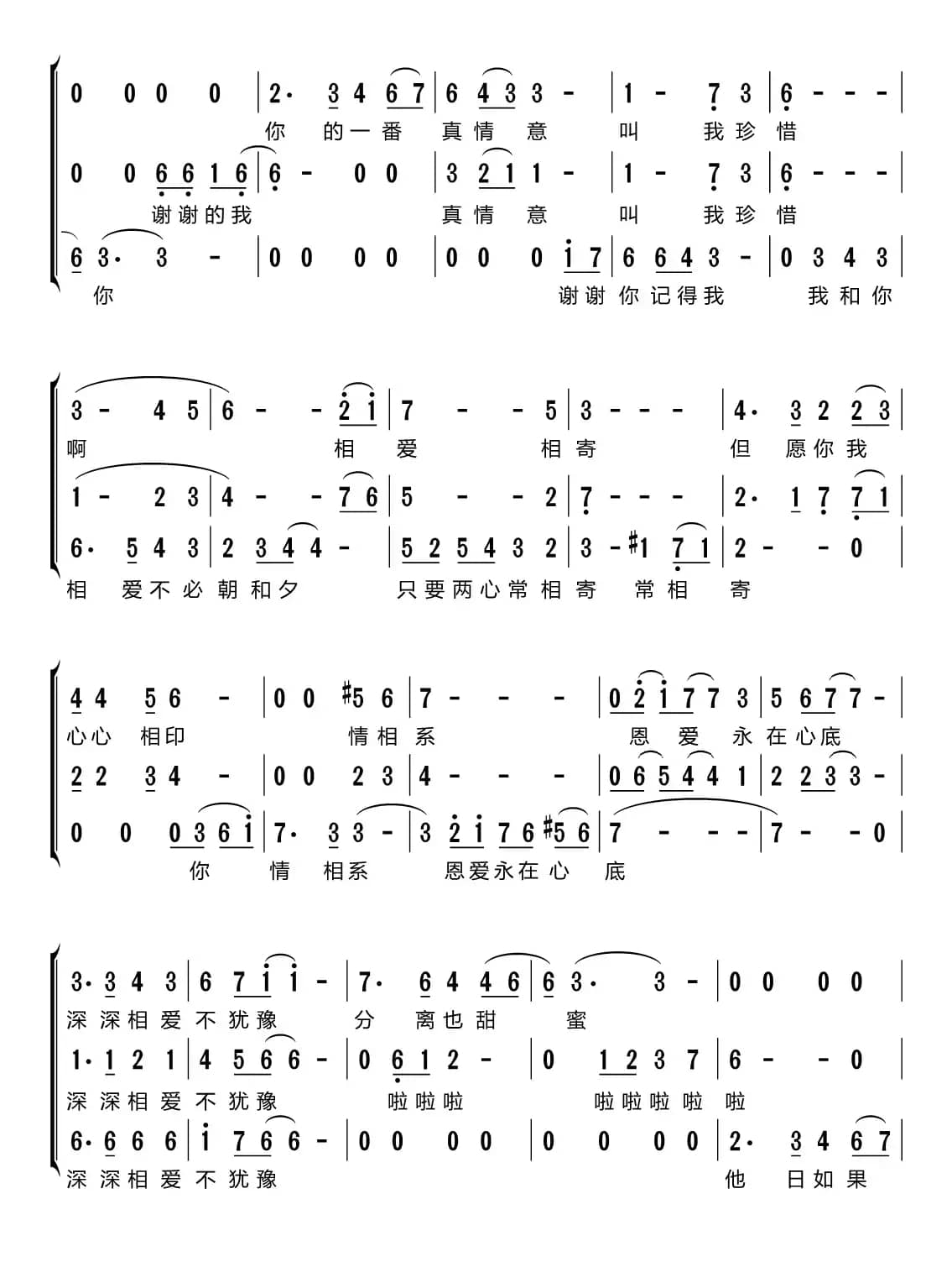 谢谢你常记得我（梦之旅组合）