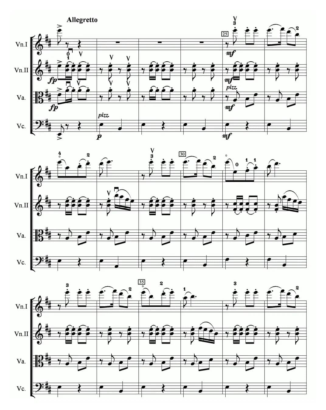 当红军去（弦乐四重奏）