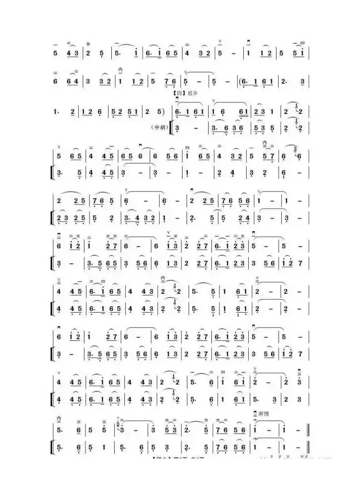 望乡（二胡独奏）